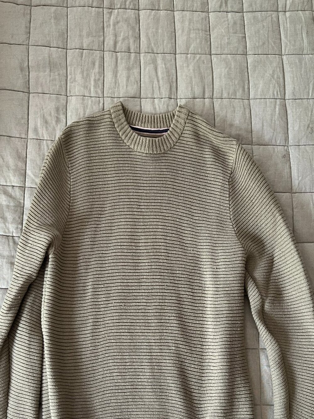 Sun + Stone Men's Crewneck Sweater Green - Medium (M)